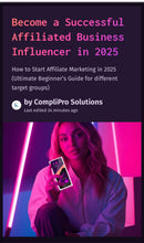 Werden Sie 2025 ein erfolgreicher Affiliated Business Influencer