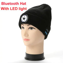 LED-Mütze mit Stereo-Headset