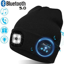 LED-Mütze mit Stereo-Headset